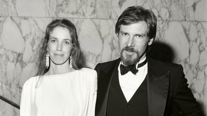 Mandatory Credit: Photo by Harry Myers/REX Shutterstock (622206f) Melissa Mathison and Harrison Ford 'E.T.' Film Premiere, London, Britain - 09 Dec 1982